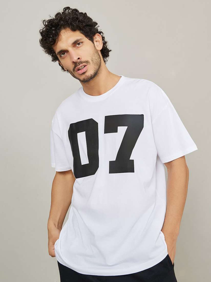 3bd3ebaf-e5eb-4944-99dd-6f05746d08871682673161402StyliMenWhiteTypographyPrintedMonochromeAppliqueT-shirt1 T-shirt