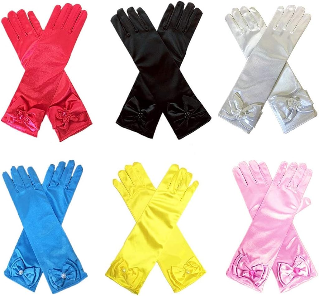 635f17df76bc3e6374114a44-6-pairs-kids-stretch-satin-long-finger Dress Gloves